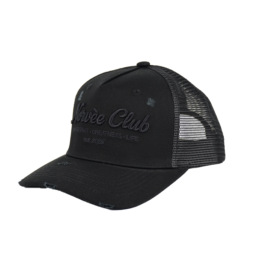 Norvèe Club Hat - 360 Black