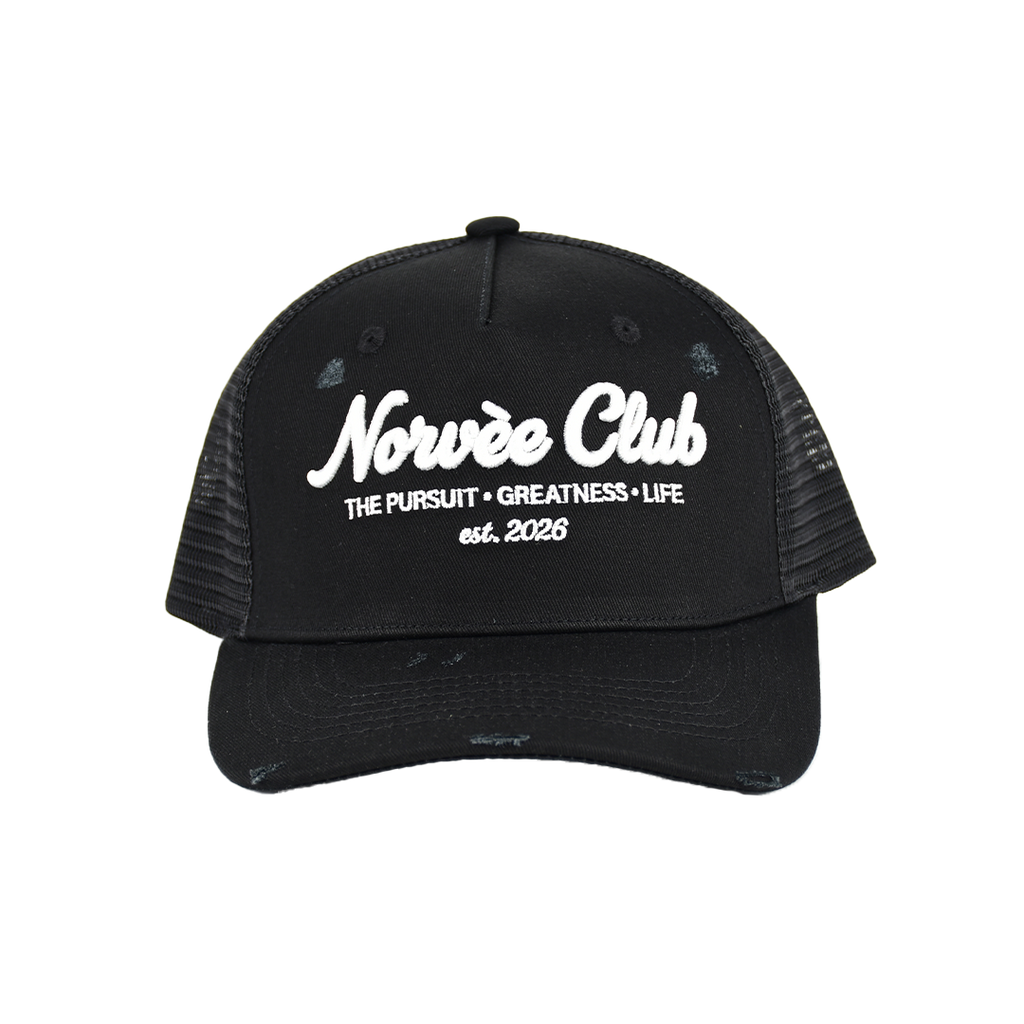 Norvèe Club Hat - Black and White