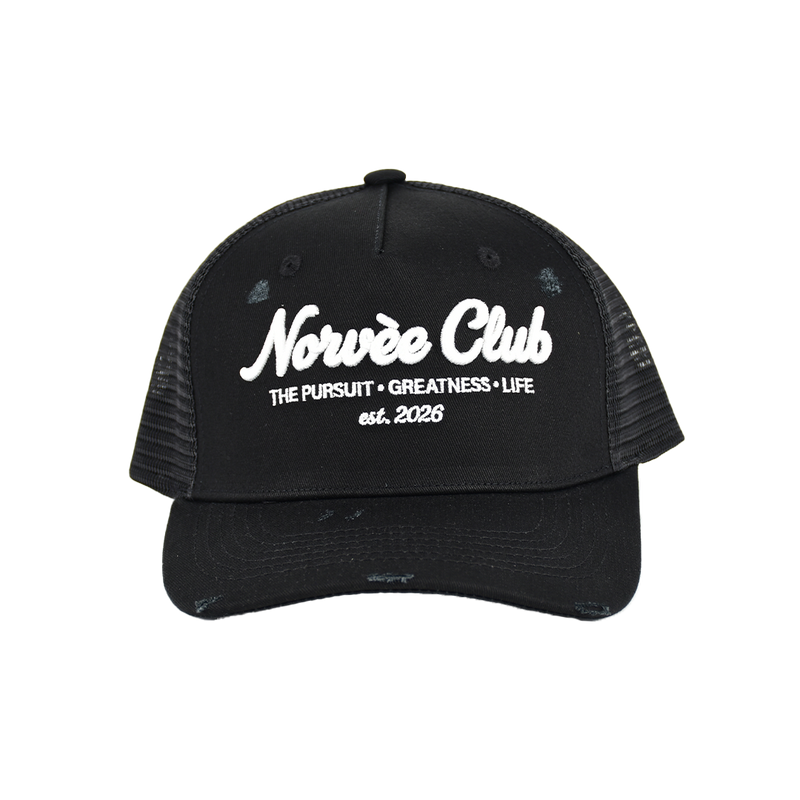 Norvèe Club Hat - Black and White