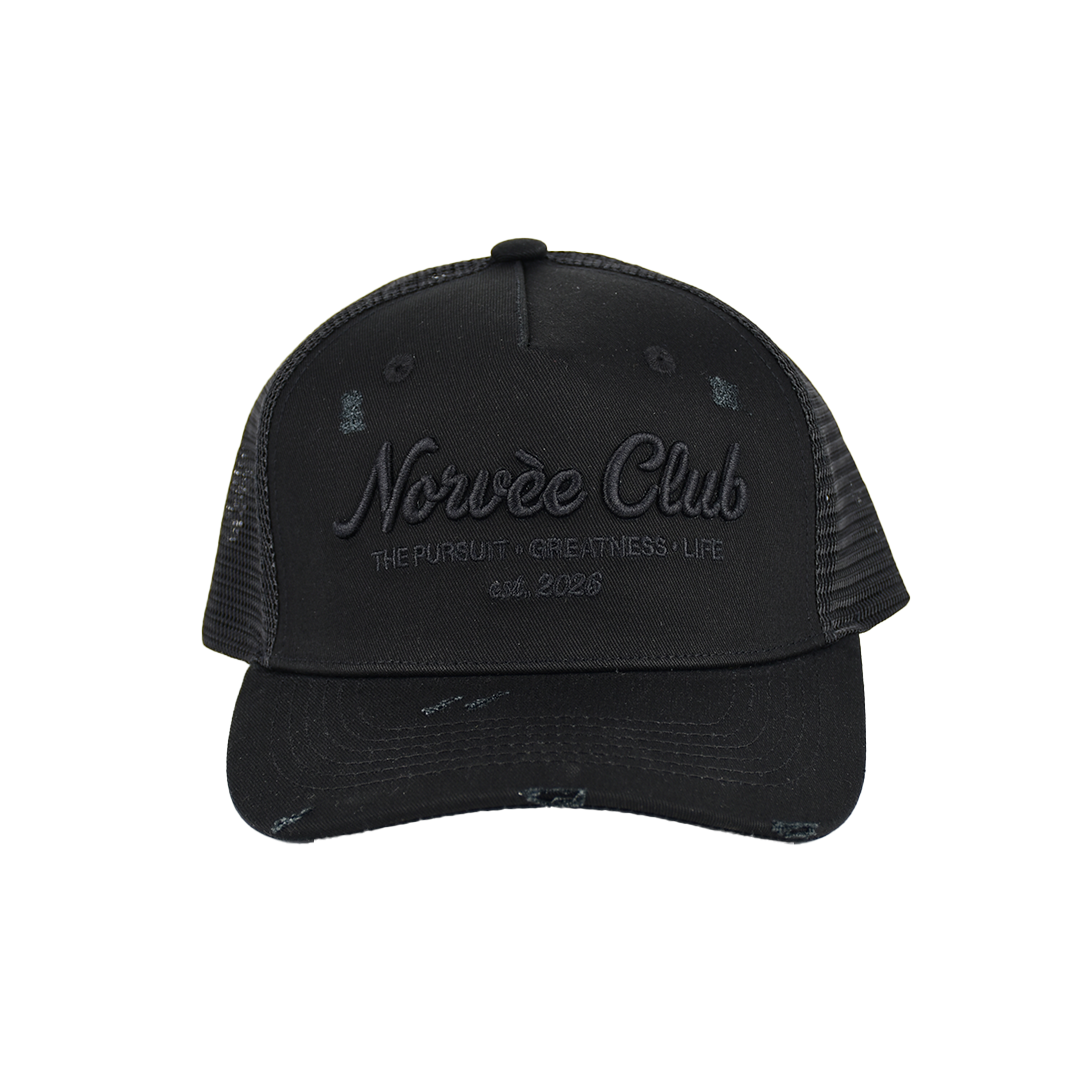 Norvèe Club Hat - 360 Black