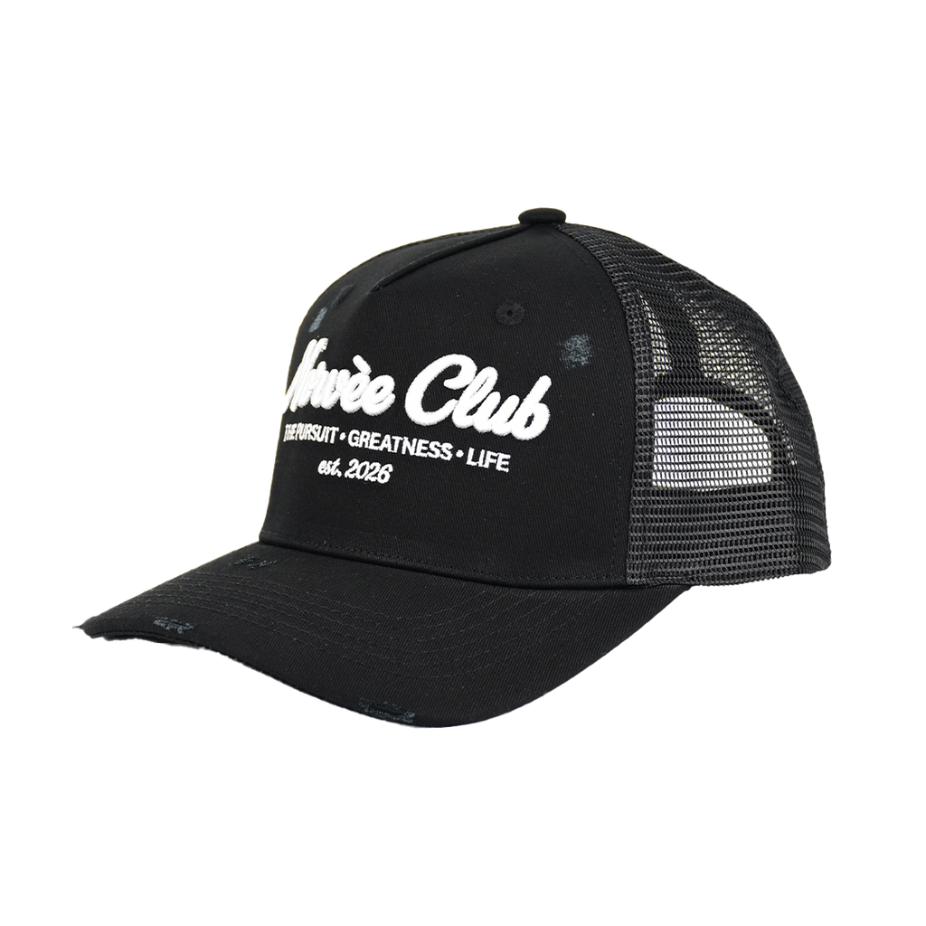 Norvèe Club Hat - Black and White