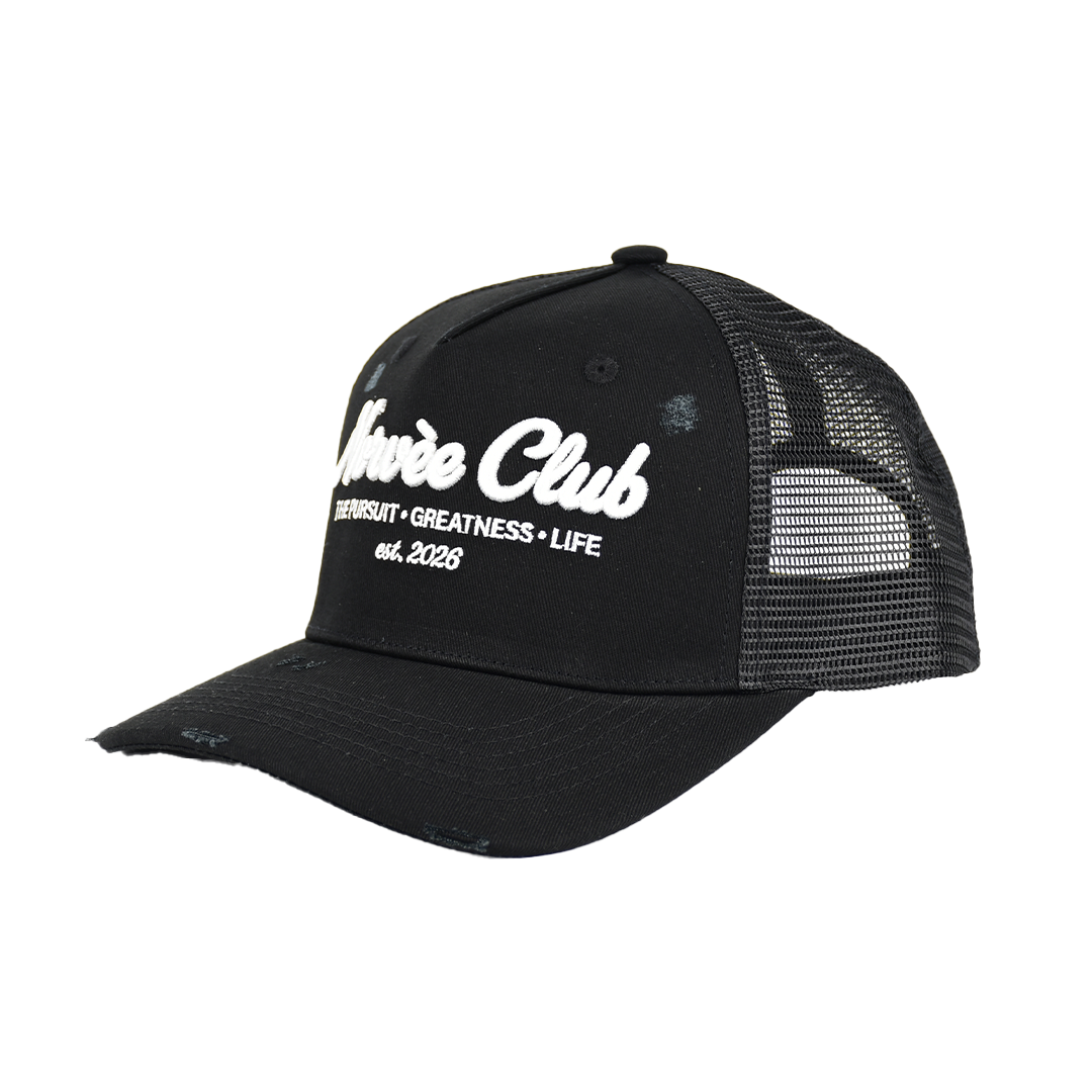 Norvèe Club Hat - Black and White